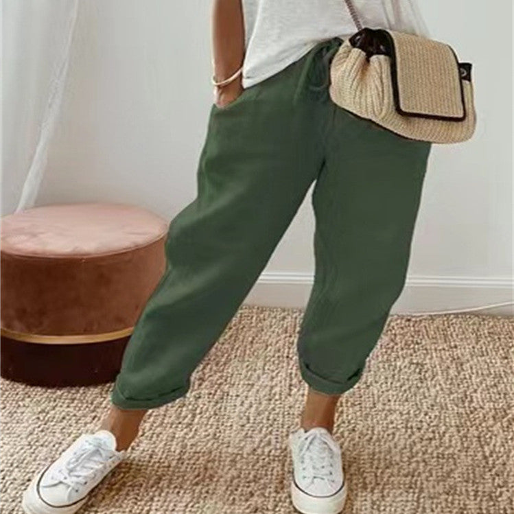 Timeless Linen Comfort Trousers