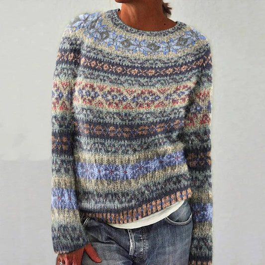 Ava™ - Classic Vintage-Inspired Knit Sweater