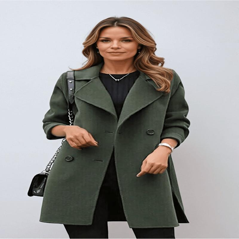 Mira™ - Classic Wool Trench Coat