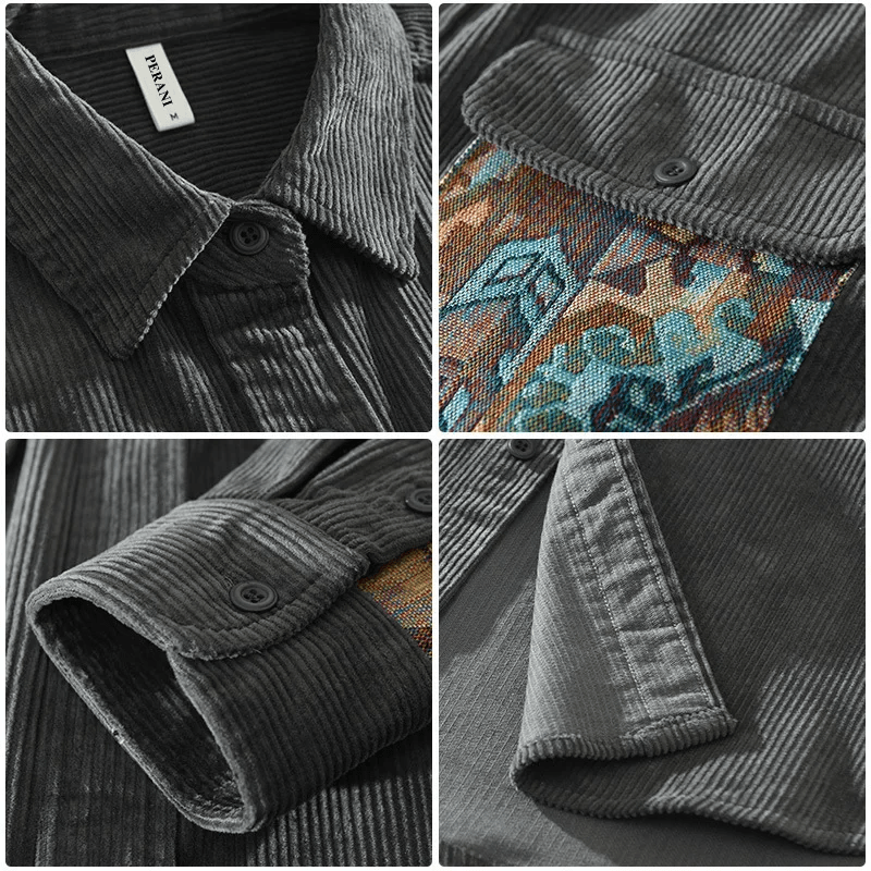 Ashton™ - Textured Patchwork Corduroy