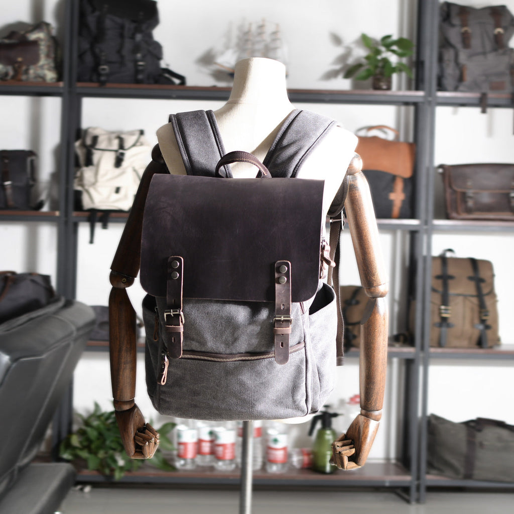 REINE Cotton Canvas Backpack