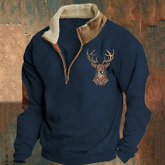 Antler™ | Cozy Quarter-Zip Fleece Jacket