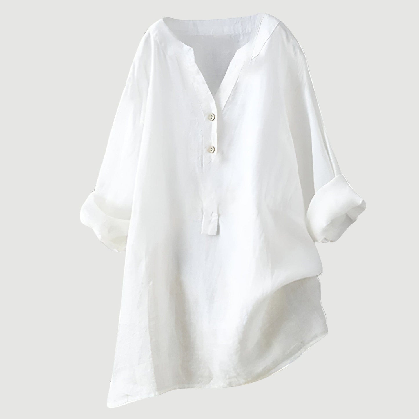 Linen Button-Up Shirt by Mira