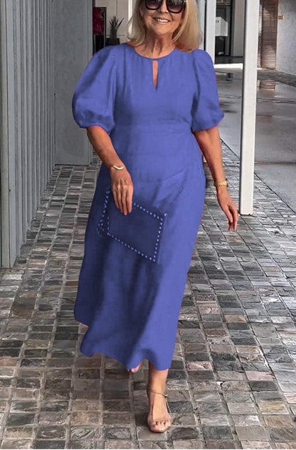 Chic Midi Dress with Elegant Essence