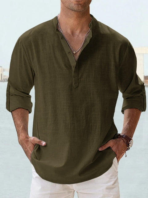 Luca Airy Button-Up Shirt