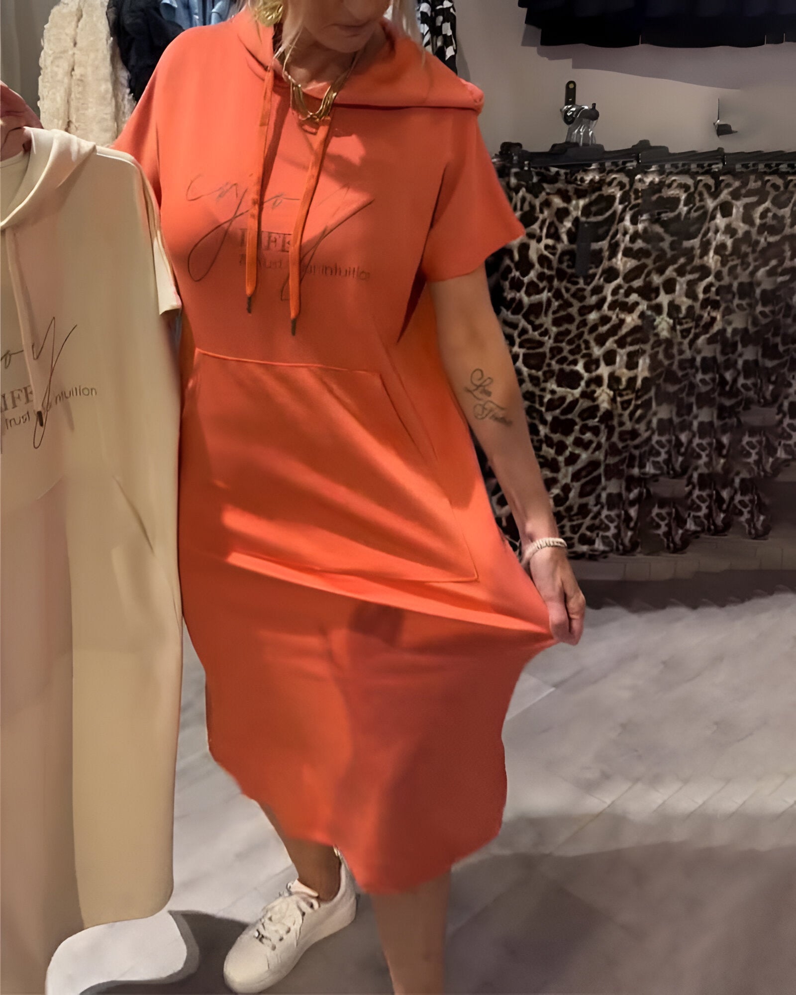 Serenity Hoodie Dress by Sophie