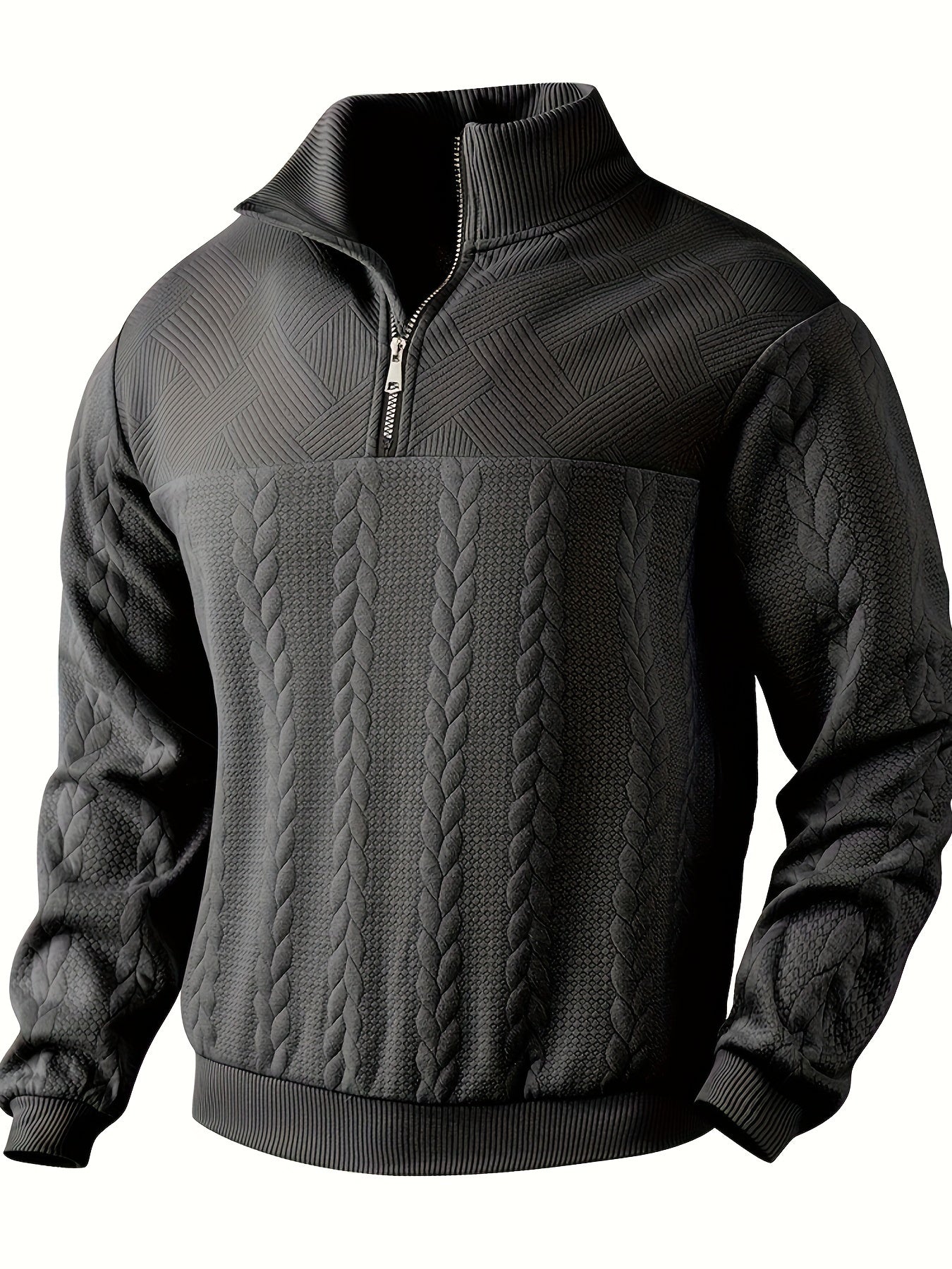 Liam – Classic Zippered Vintage Sweater for Men