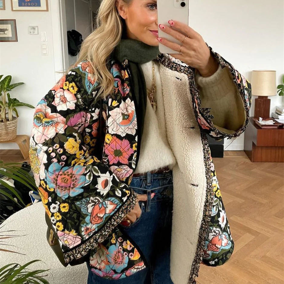 Luna | Retro Floral Jacket