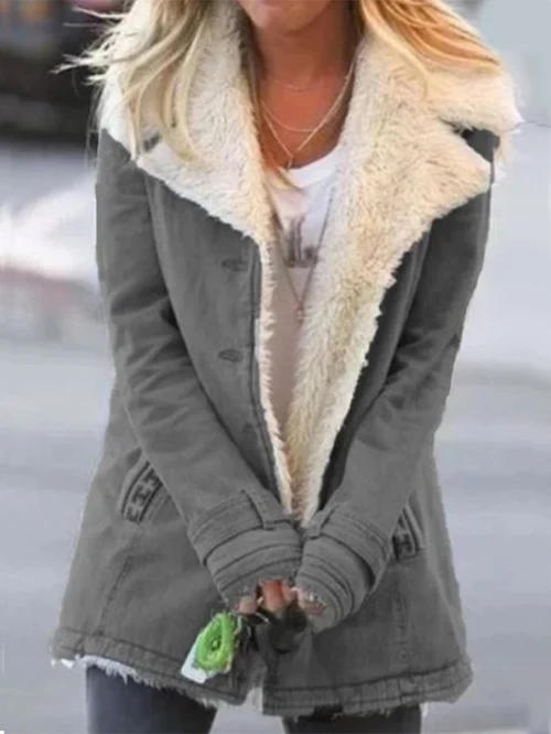 Scarlett™ - Cozy Sherpa-Lined Casual Jacket