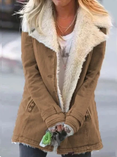 Scarlett™ - Cozy Sherpa-Lined Casual Jacket