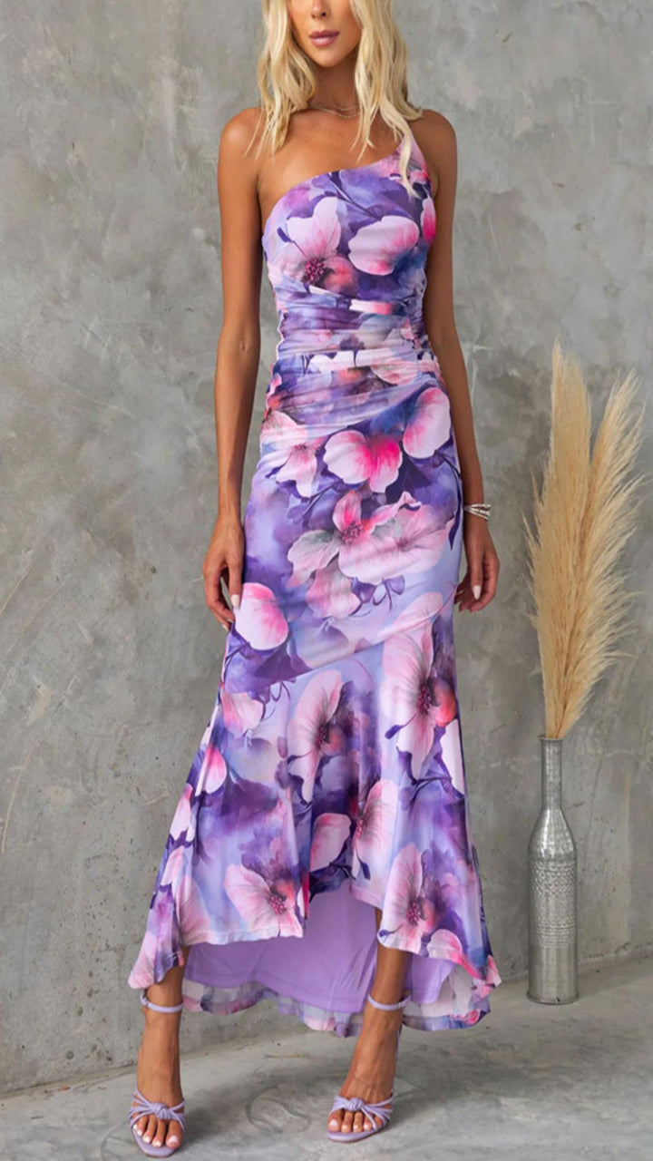 Xandra - Summer Floral Pleated Dress
