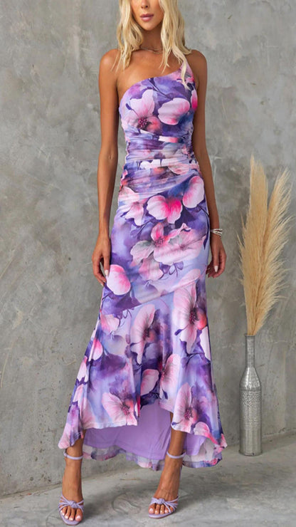 Xandra - Summer Floral Pleated Dress