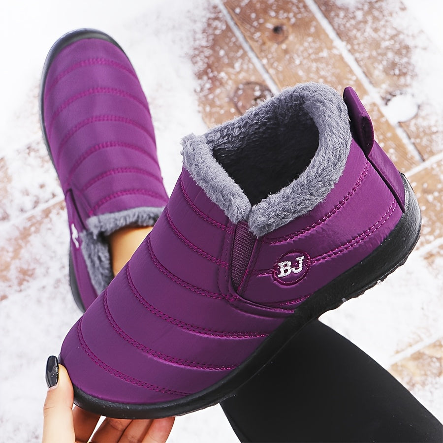 Belinda-Jill | Cozy Winter Slip-On Boots