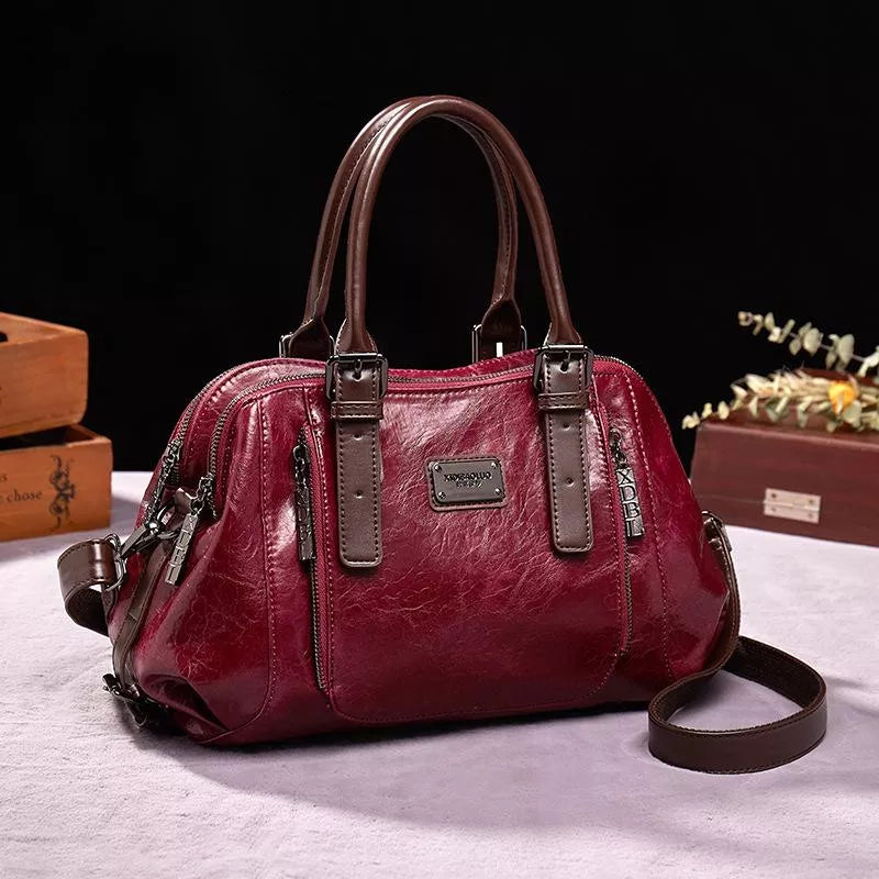 Nina - Stylish Leather Handbag