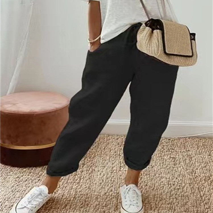 Timeless Linen Comfort Trousers