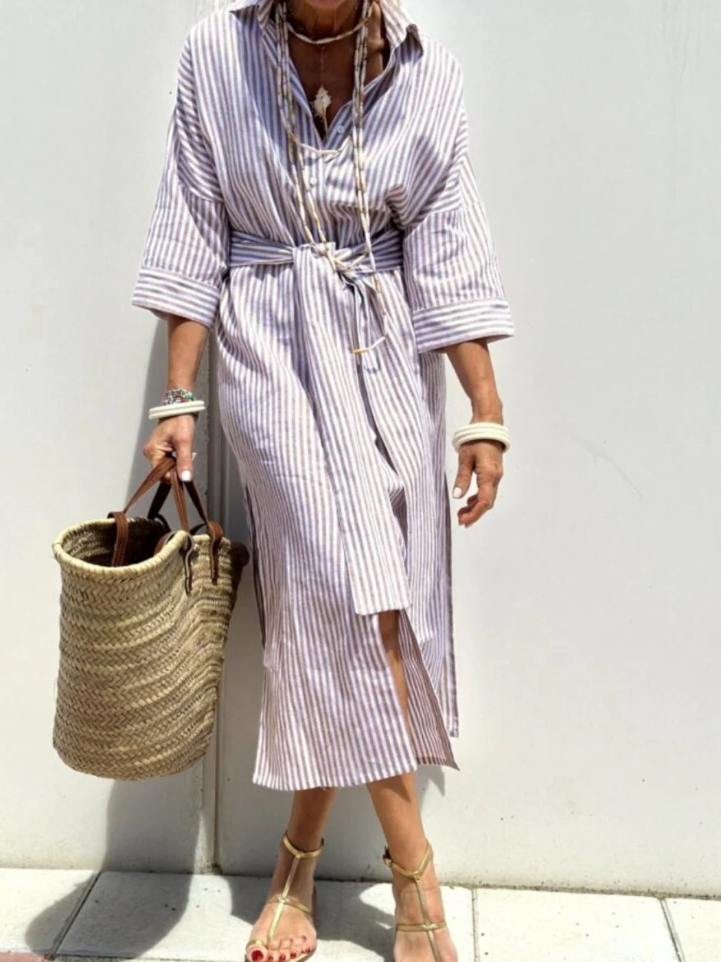 Ava™ Urban Stripes Easygoing Dress