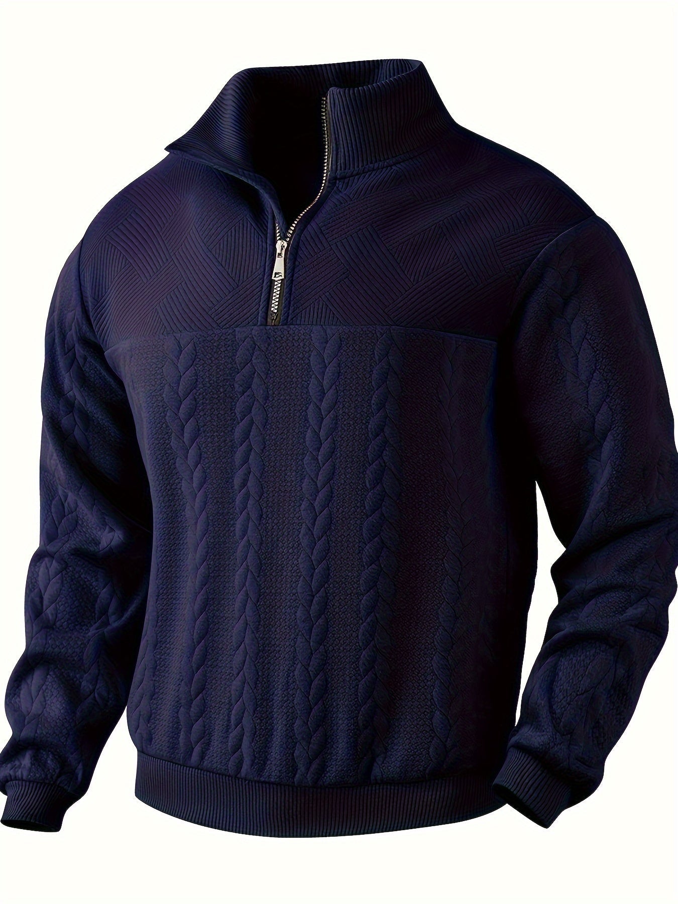Liam – Classic Zippered Vintage Sweater for Men