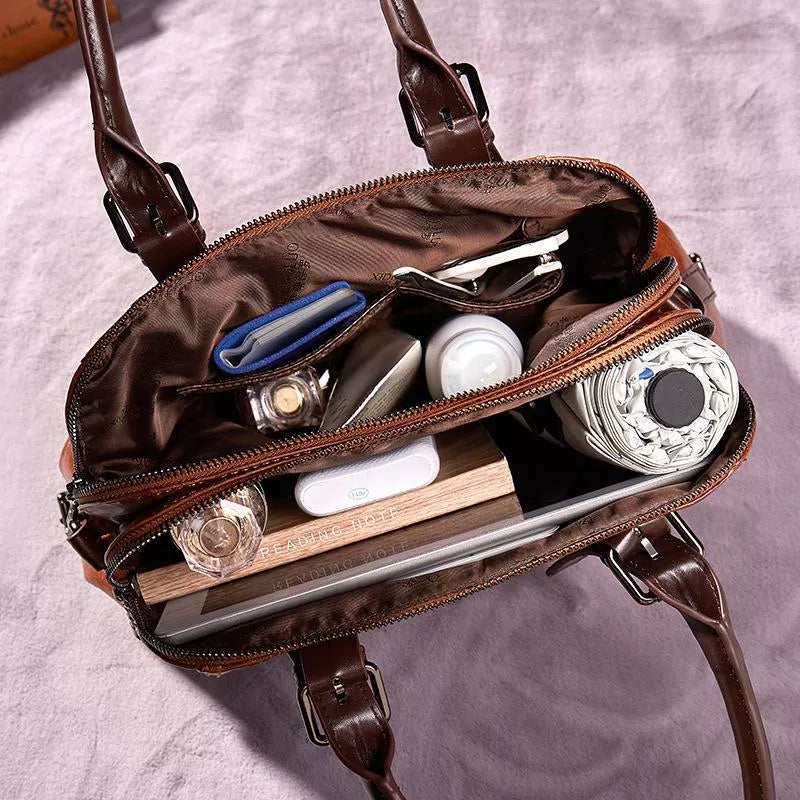Nina - Stylish Leather Handbag