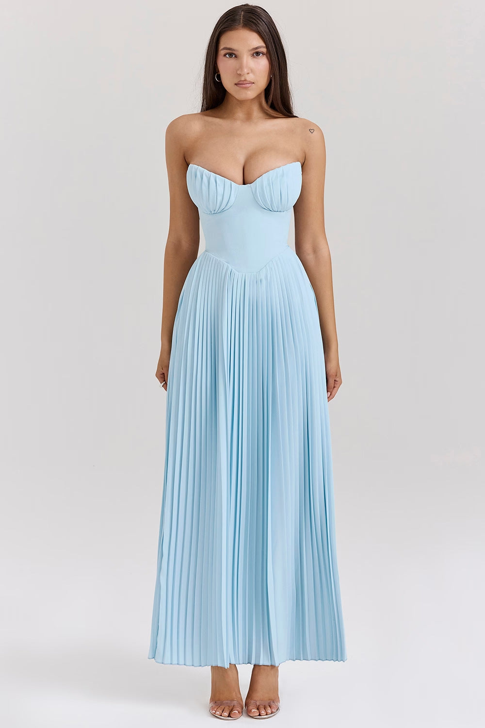 Aurelia's Celestial Elegance Corset Dress