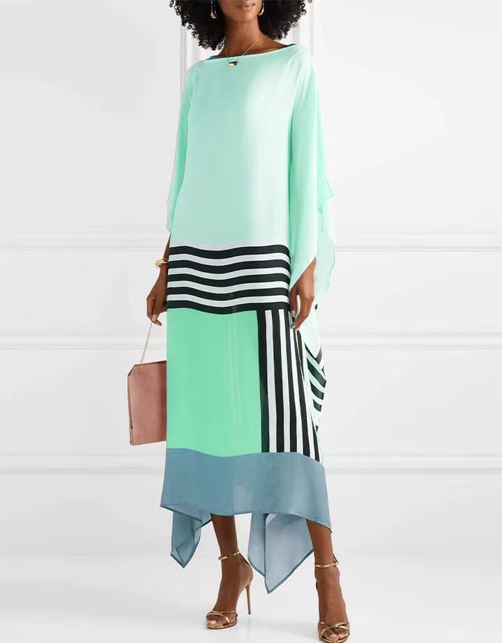 Mia's Contemporary Asymmetrical Sheath Dress