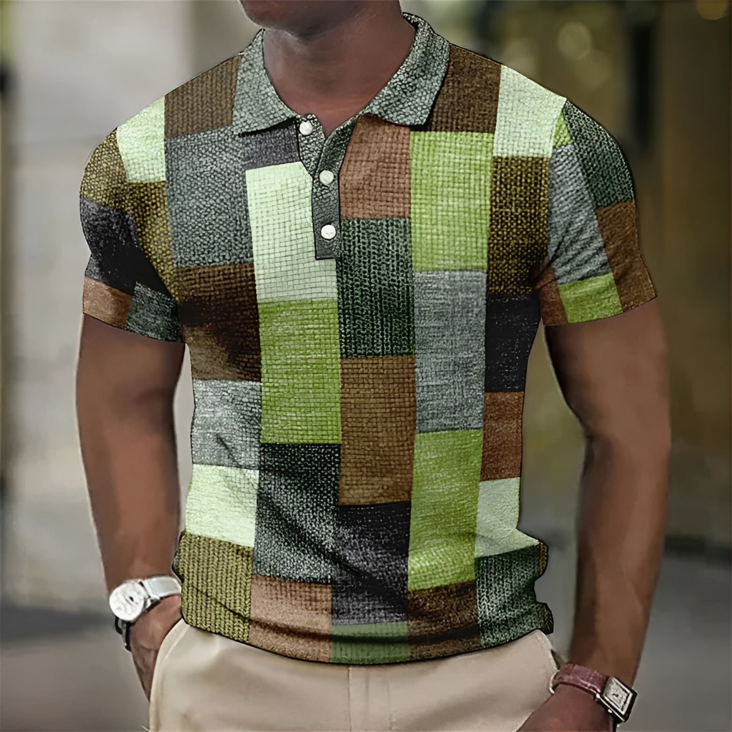 Hudson | Classic Plaid Polo Shirt