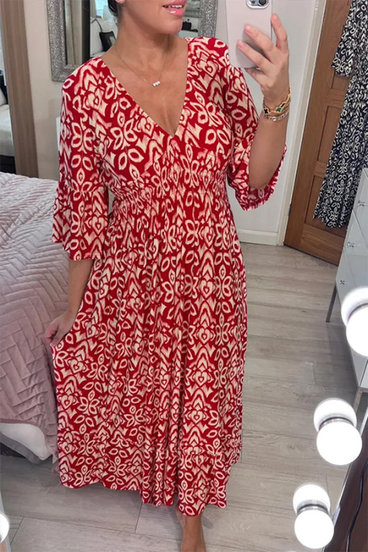 V-Neck Summer Charm Dress