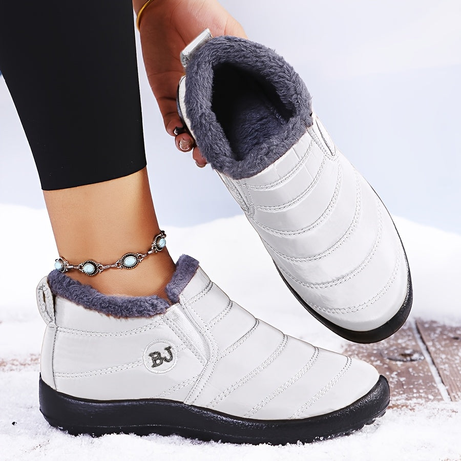 Belinda-Jill | Cozy Winter Slip-On Boots