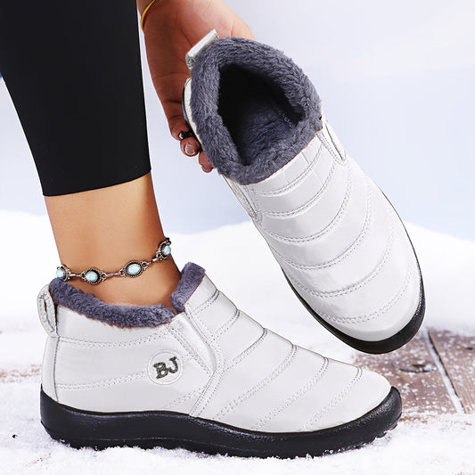 Belinda-Jill | Cozy Winter Slip-On Boots