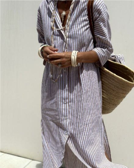 Ava™ Urban Stripes Easygoing Dress