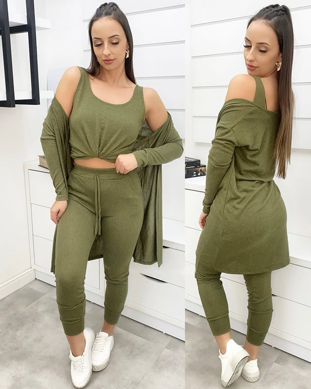 Lena - Elegant Tricolor Women's Set