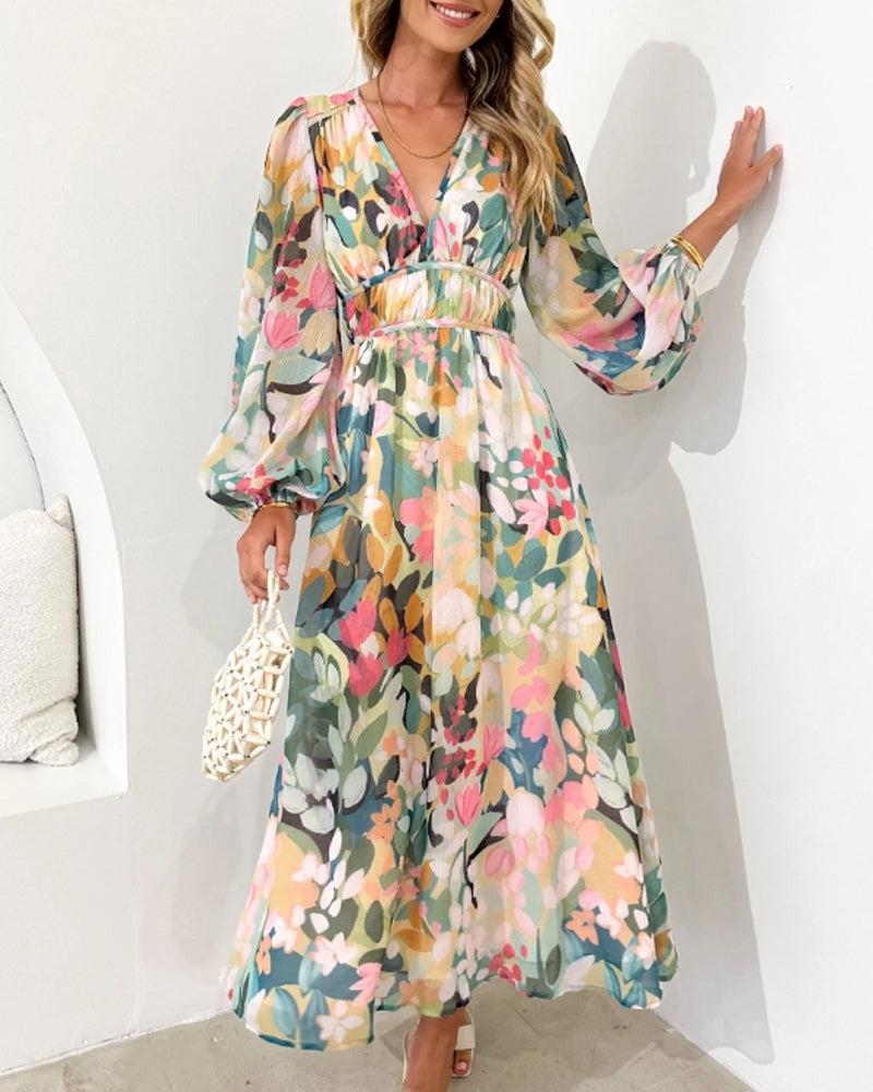 SERENA™ Floral Dress: Spring Elegance Collection