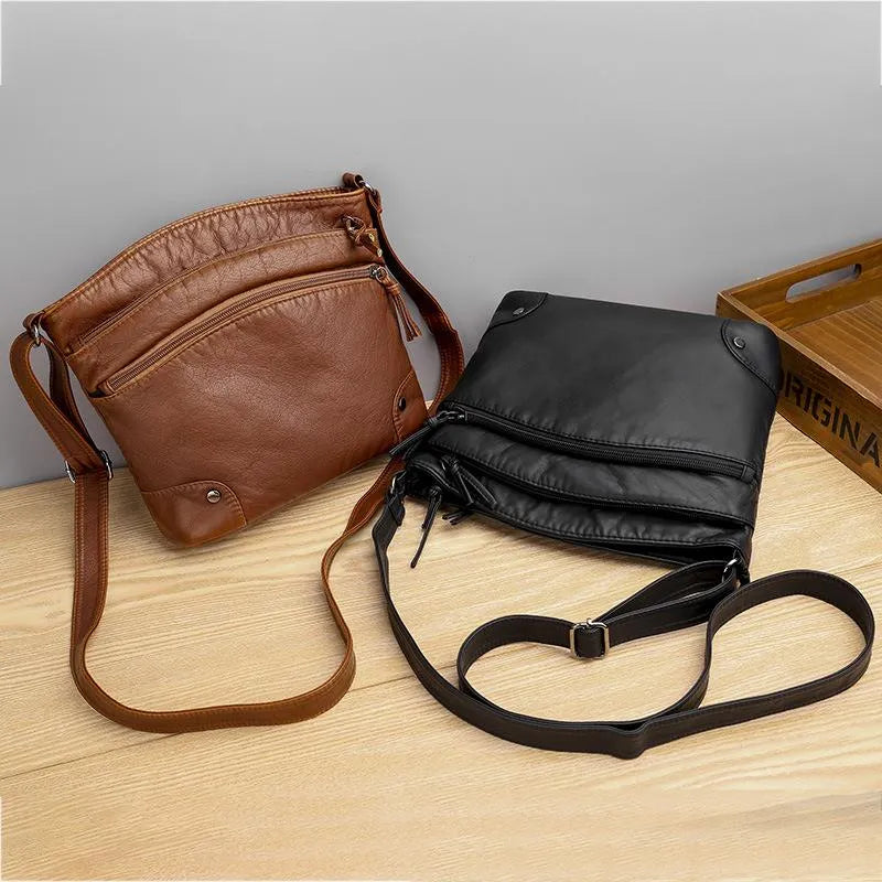 Freya - Elegant Leather Shoulder Bag