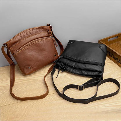 Freya - Elegant Leather Shoulder Bag