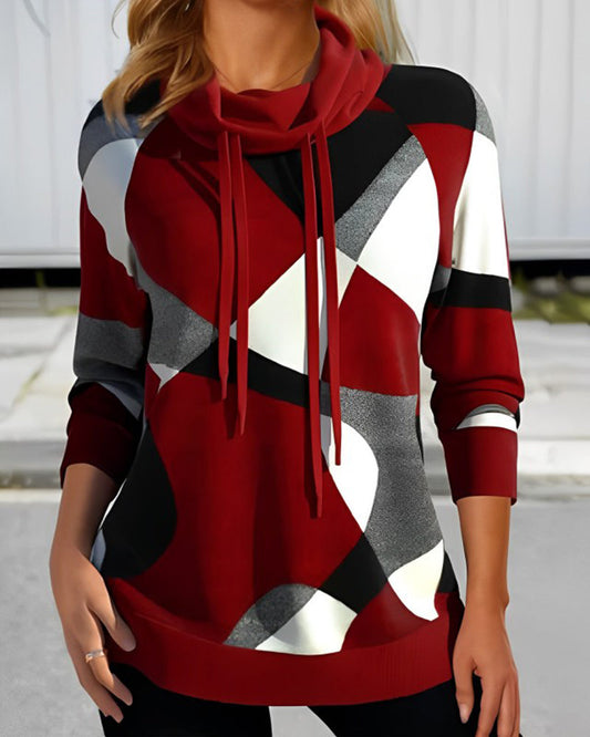Amelia™ - Chic Abstract Elegance Sweater