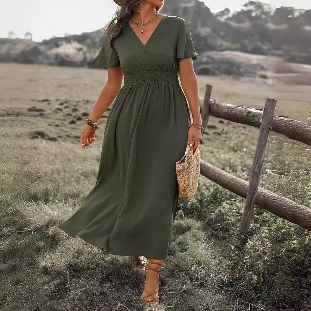 Luna | Flowy Maxi Dress with Smocked Waist