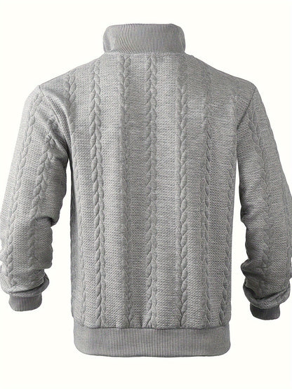 Liam – Classic Zippered Vintage Sweater for Men