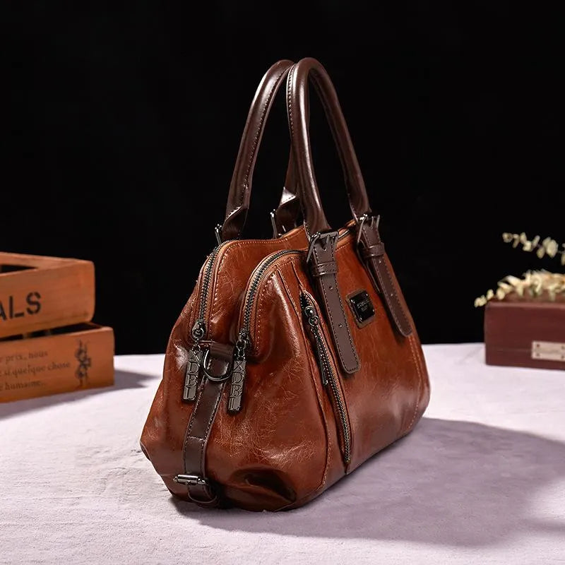 Nina - Stylish Leather Handbag