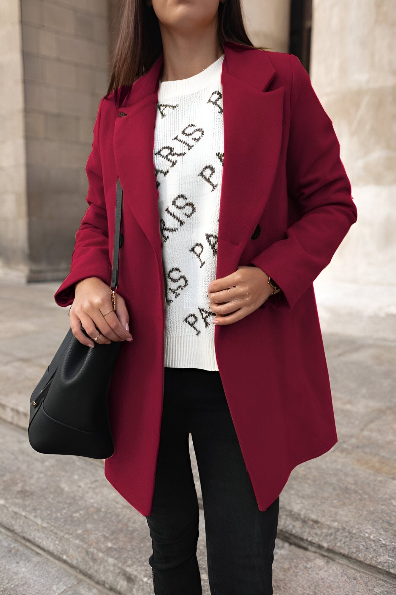 Lena™ - Stylish Button-Up Winter Coat