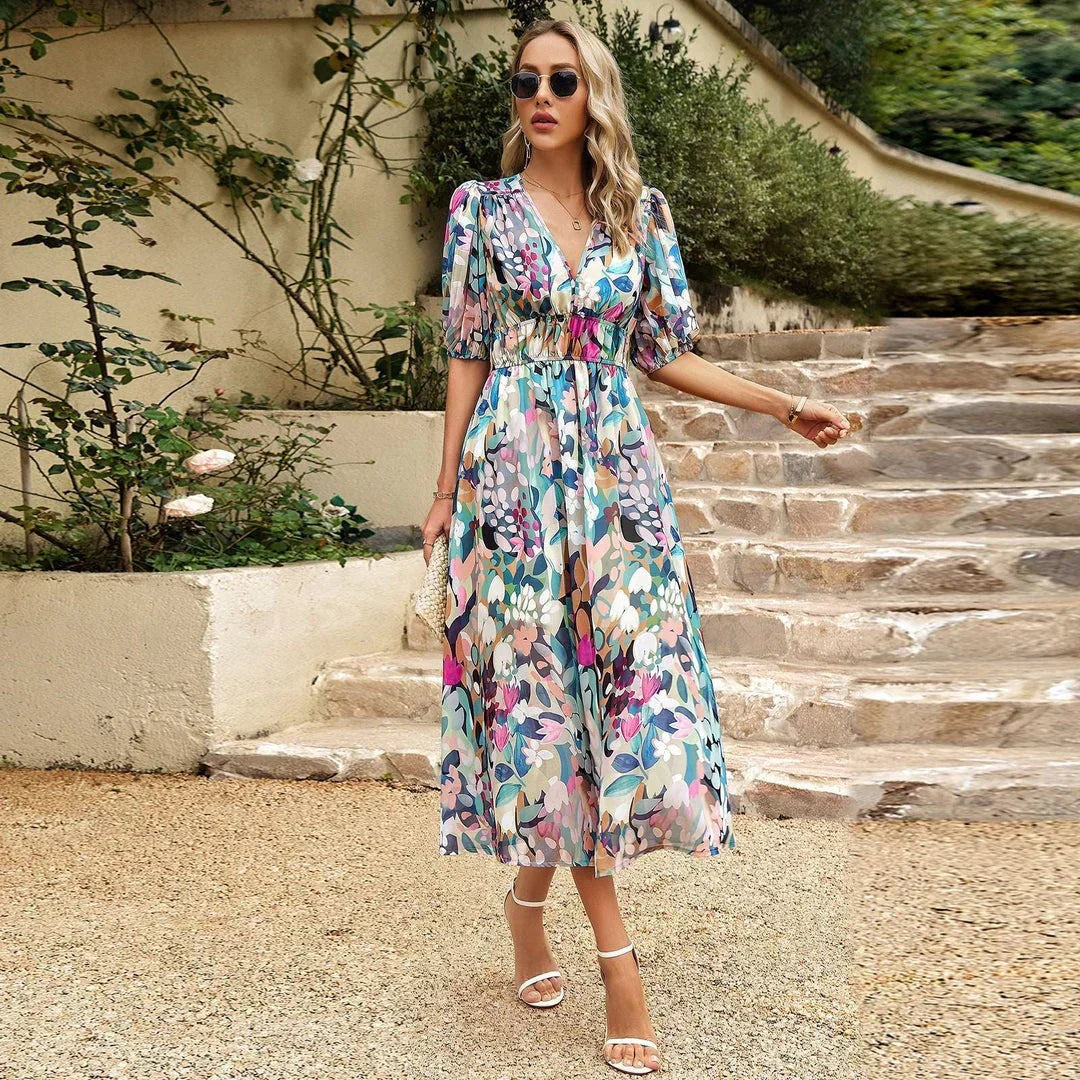 Nova V-Neck Dress