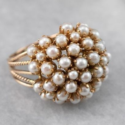 Pearl Inlay Ring