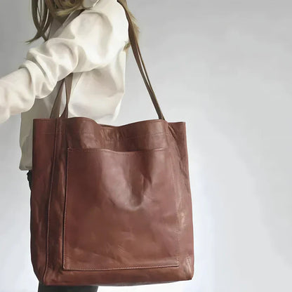 Elysia - Timeless Leather Tote Bag