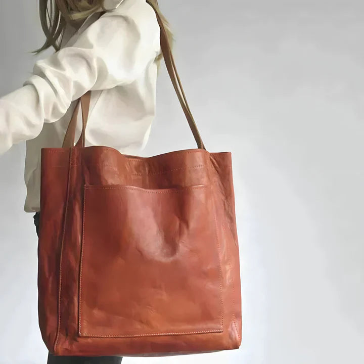 Elysia - Timeless Leather Tote Bag
