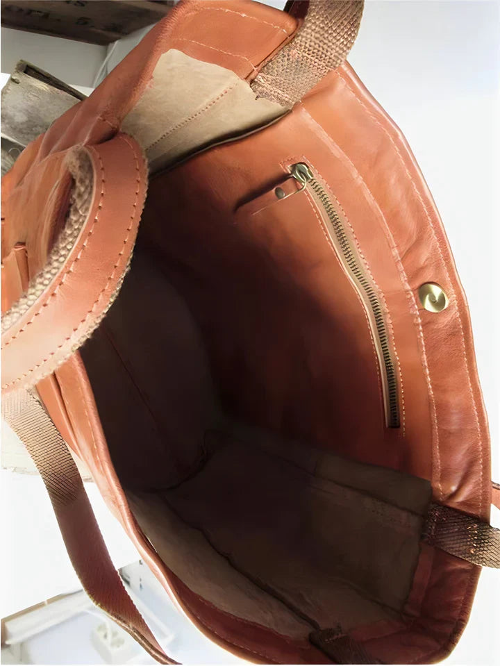 Elysia - Timeless Leather Tote Bag