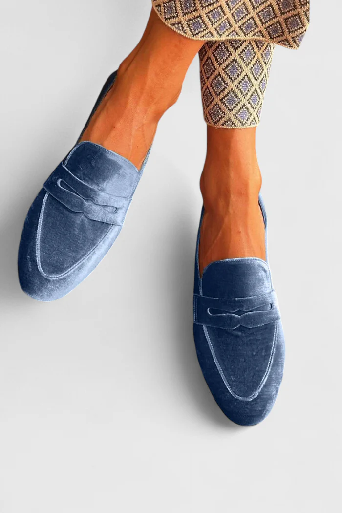 Lou - Luxurious Velvet Loafers