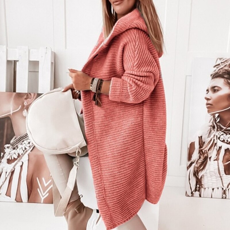 Serene™ - Comfortable Hooded Knit Cardigan