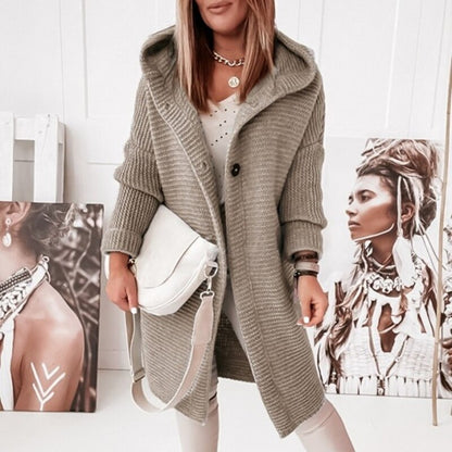 Serene™ - Comfortable Hooded Knit Cardigan