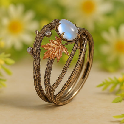 Natural Moonstone Ring