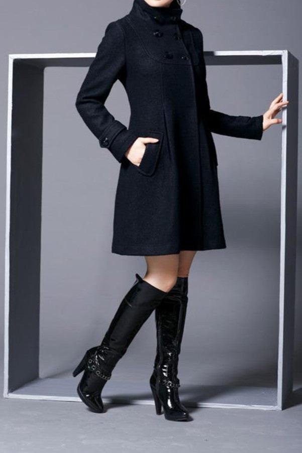 Ophelia™ - Classic Buttoned Overcoat