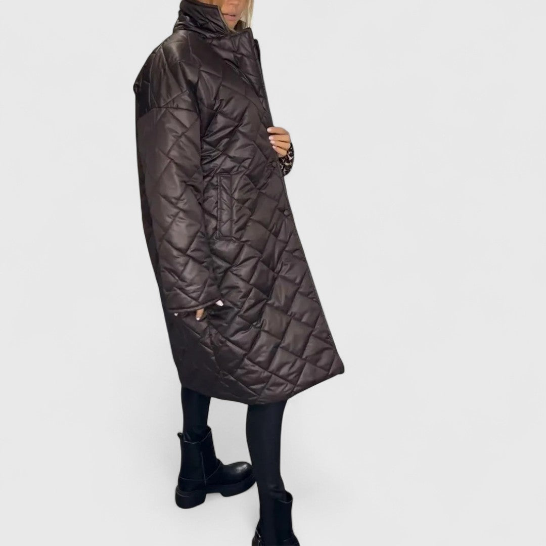 Laura - Reversible Quilted Coat for Effortless Style