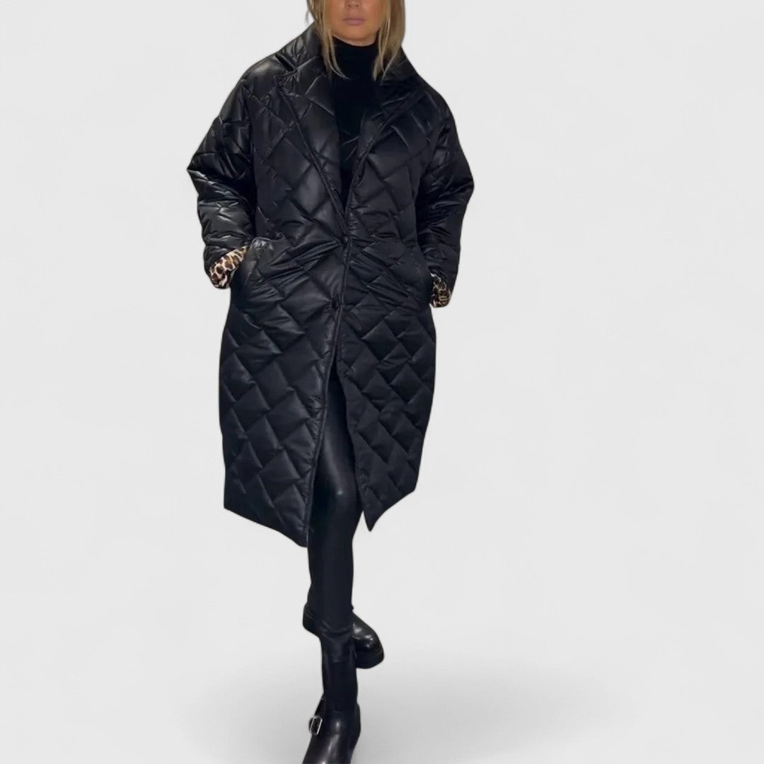 Laura - Reversible Quilted Coat for Effortless Style